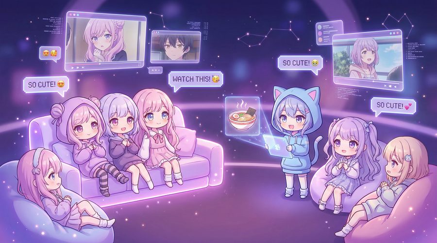 蘑菇视频动漫社区互动